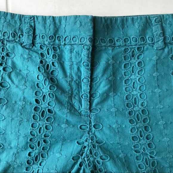 Ann Taylor Loft Factory Eyelet Cotton Shorts SH86 - Picture 4 of 8